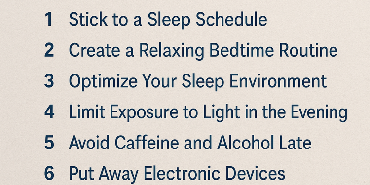 Better Sleep Hygiene